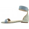 Shoevita - Flat Sandal Bleue